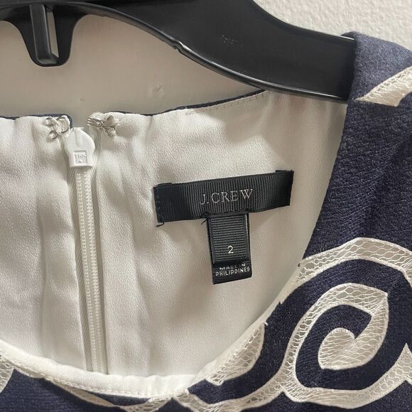 J. Crew Petite Short-sleeve Shift Dress size 2 - Picture 6 of 6